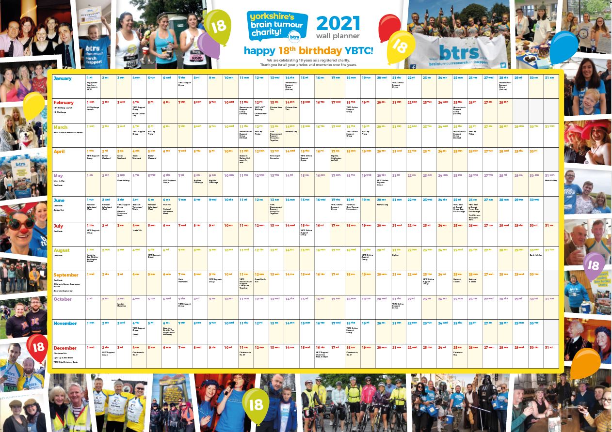 Order your FREE 2021 wall planner